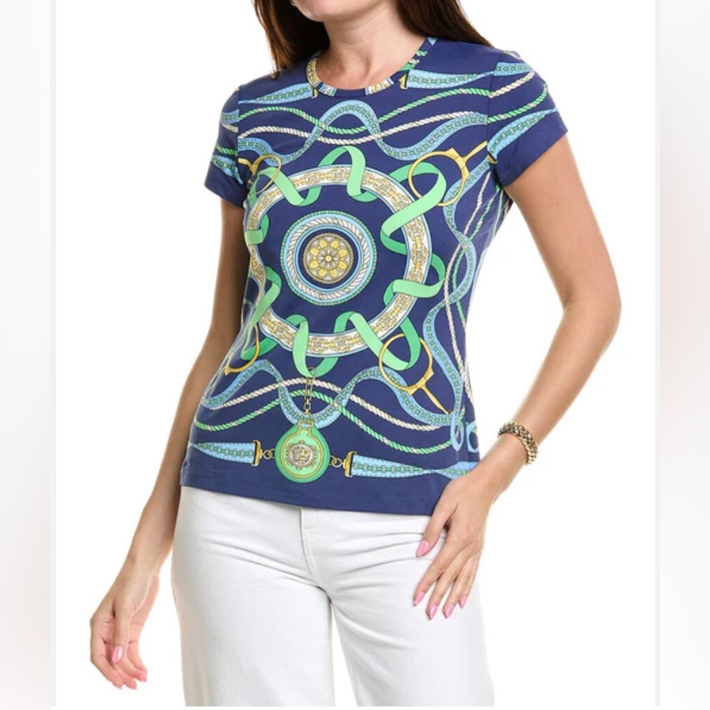 New J.McLaughlin Signature Catalina Cloth T-shirt L